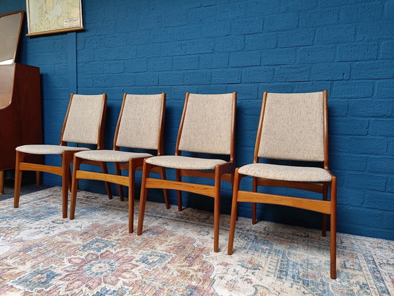 Image 1 of 4x Vintage Chairs Danish Design