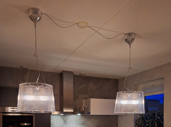 Image 1 of 2x Kartell hanging lamps