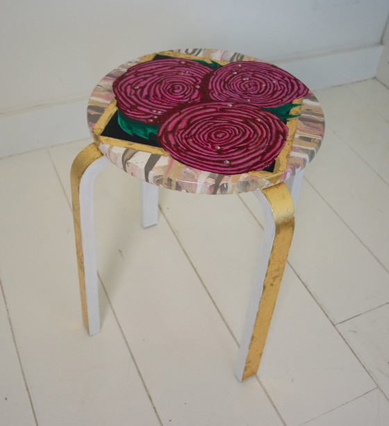 Image 1 of Tabouret rose