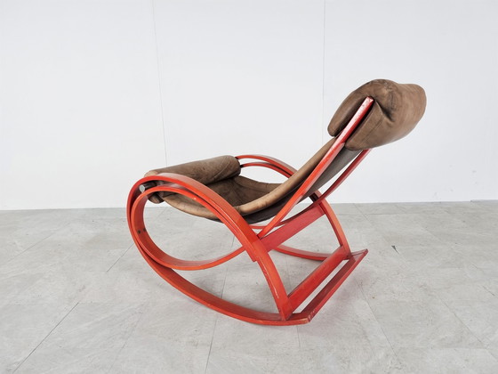 Image 1 of Sgarsul Rocking Chair by Gae Aulenti for Poltronova, 1960s