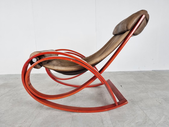 Image 1 of Sgarsul Rocking Chair by Gae Aulenti for Poltronova, 1960s