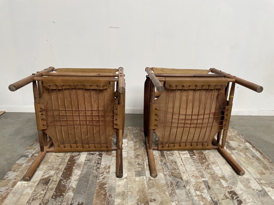 Image 1 of 2x Sirocco safari chairs Arne Norell