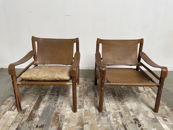 Image 1 of 2x Sirocco safari chairs Arne Norell