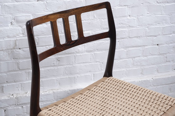 Image 1 of 4x Niels Otto Møller chairs model 79 in rosewood, 1960s Denmark