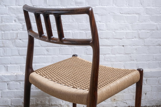 Image 1 of 4x Niels Otto Møller chairs model 79 in rosewood, 1960s Denmark