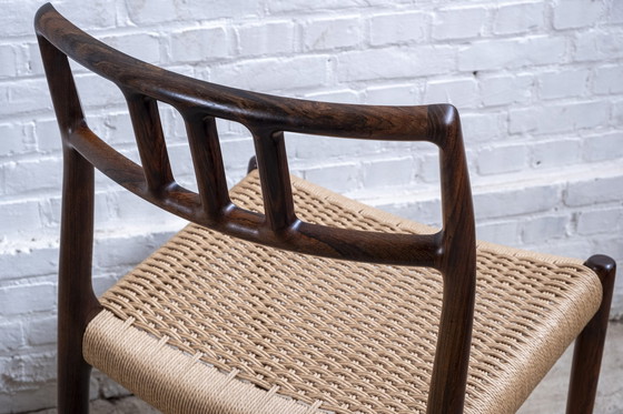 Image 1 of 4x Niels Otto Møller chairs model 79 in rosewood, 1960s Denmark