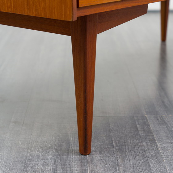 Image 1 of 60s teak desk, Scandinavian Design, restored