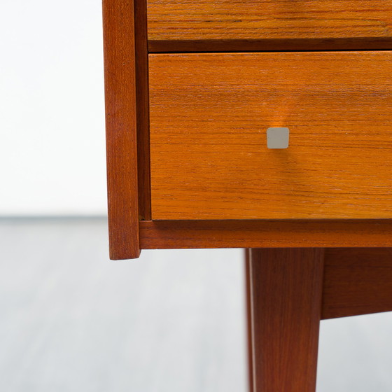 Image 1 of 60s teak desk, Scandinavian Design, restored