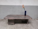 Table basse vintage en granit