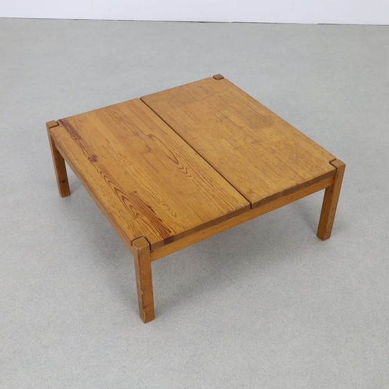 Image 1 of Table basse en bois de pin par Ilmari Tapiovaara, années 1960