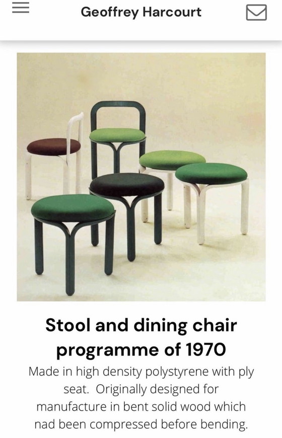 Image 1 of 2x Artifort by Geoffrey Harcourt chair