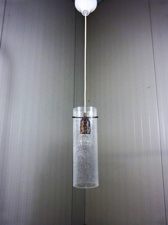 Image 1 of Vintage Kaiser Leuchten glass pendant lamp, 1960's