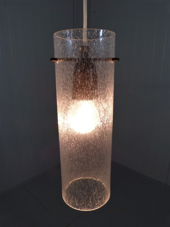 Image 1 of Vintage Kaiser Leuchten glass pendant lamp, 1960's