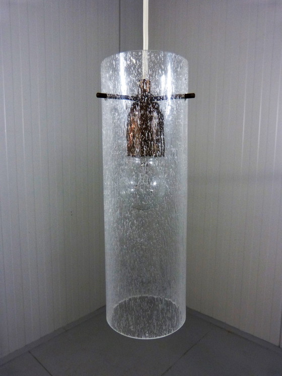 Image 1 of Vintage Kaiser Leuchten glass pendant lamp, 1960's