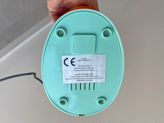 Image 1 of 1 lampada da tavolo/da scrivania vintage a forma di pinguino/fenicottero degli anni &#39;80