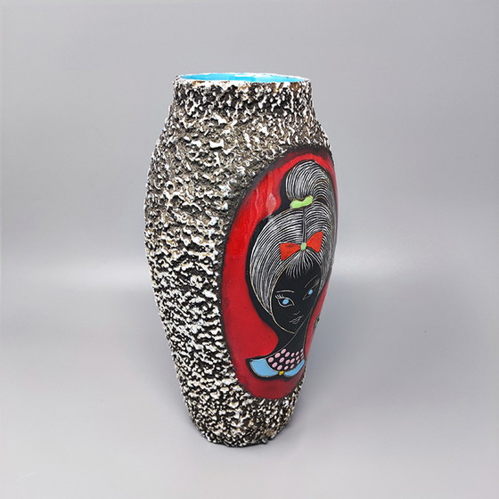 Image 1 of Vintage Lava Vase by Melior. Made in Italy