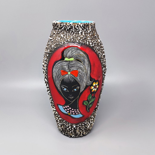 Vintage Lava Vase by Melior. Made in Italy