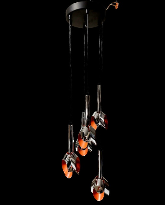 Image 1 of Space Age cascade pendant lamp