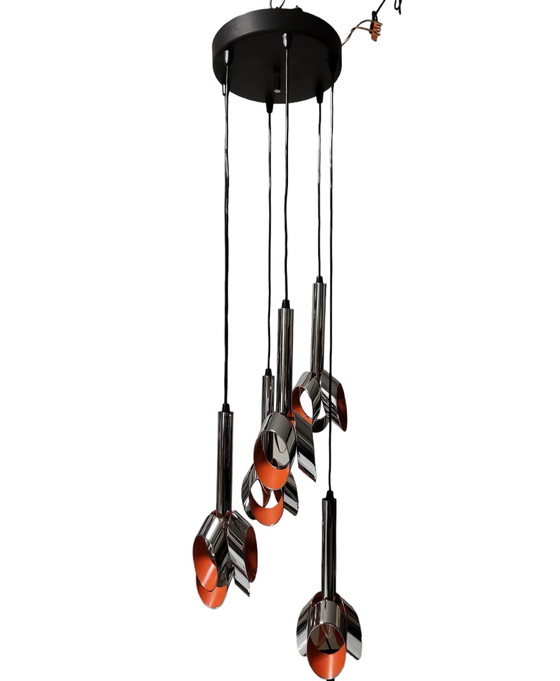 Image 1 of Space Age cascade pendant lamp