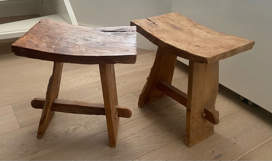 Image 1 of Teak wooden stools