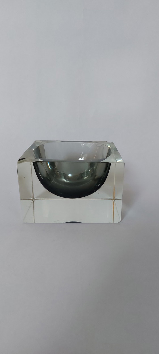 Image 1 of Murano ashtray Flavio Poli, seguso sommerso