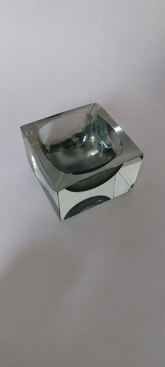 Image 1 of Murano ashtray Flavio Poli, seguso sommerso