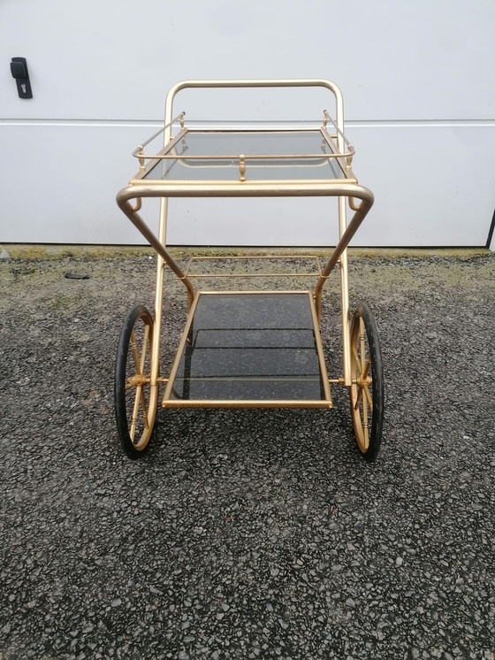 Image 1 of Retractable vintage service trolley - 1960s