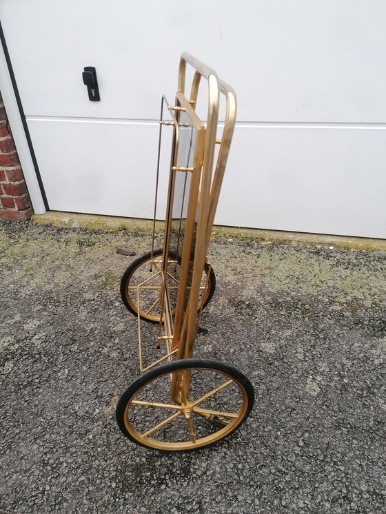 Image 1 of Retractable vintage service trolley - 1960s