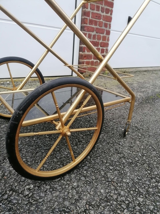 Image 1 of Retractable vintage service trolley - 1960s