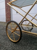 Retractable vintage service trolley - 1960s