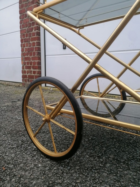 Image 1 of Retractable vintage service trolley - 1960s