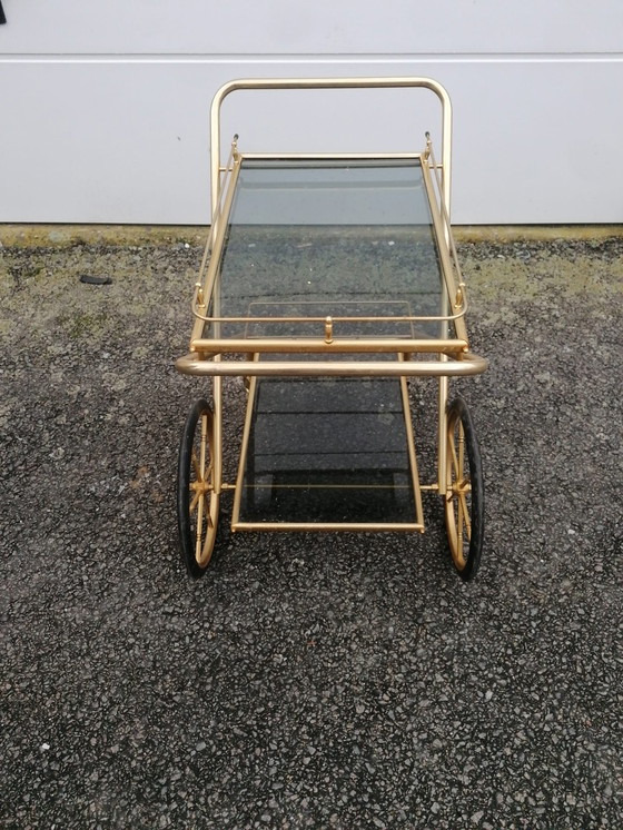 Image 1 of Retractable vintage service trolley - 1960s