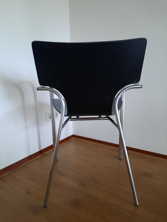 Image 1 of 2x Vintage Kens “Jim” design chairs by Wim Marseille