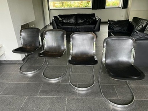 4 Willy Rizzo chaises C2