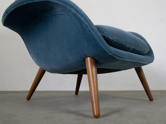 Image 1 of Fredericia Loungechair Swoon avec Ottoman