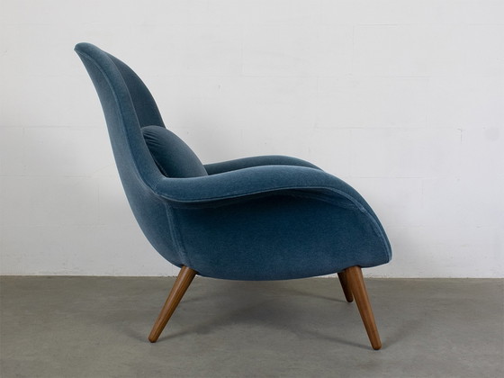 Image 1 of Fredericia Loungechair Swoon avec Ottoman