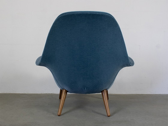 Image 1 of Fredericia Loungechair Swoon avec Ottoman