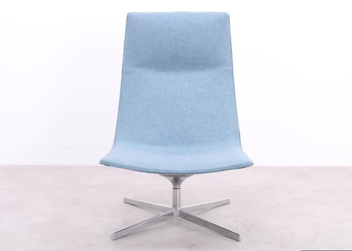  Arper Catifa 70 swivel armchair blue