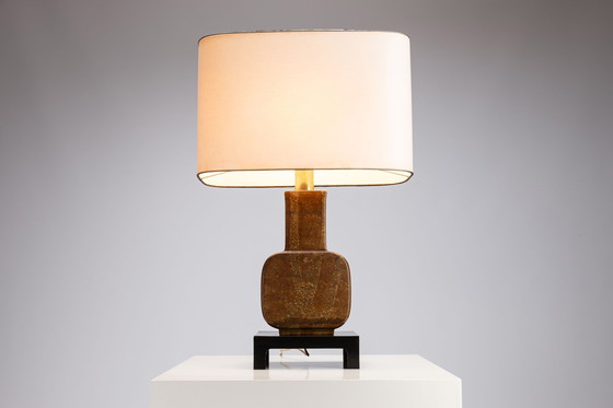 Image 1 of Vintage ceramic table lamp from the 1970s