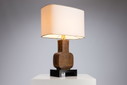 Vintage ceramic table lamp from the 1970s