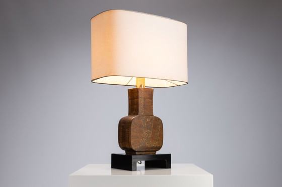 Image 1 of Vintage ceramic table lamp from the 1970s