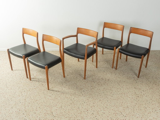 5x  Nils O. Møller Dining chairs