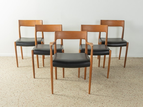 Image 1 of 5x  Nils O. Møller Dining chairs