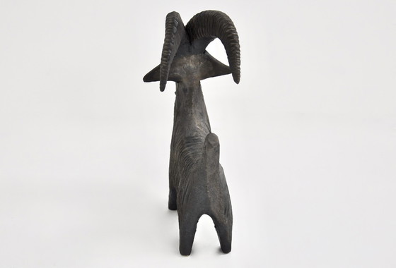 Image 1 of Ceramic goat by Dominique Pouchain