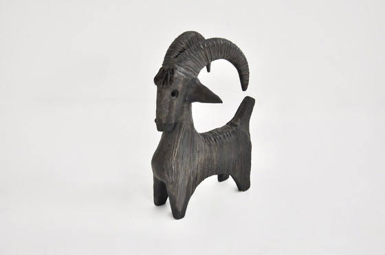 Image 1 of Ceramic goat by Dominique Pouchain