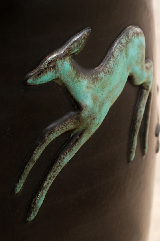 Image 1 of Large Vintage Vase design by Ugo Zaccagnini, 1950 Italy