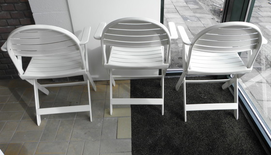 Image 1 of Niels Gammelgaard, 3 folding chairs (with armrest)