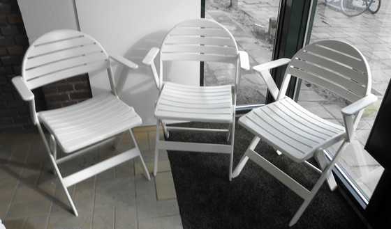 Image 1 of Niels Gammelgaard, 3 folding chairs (with armrest)