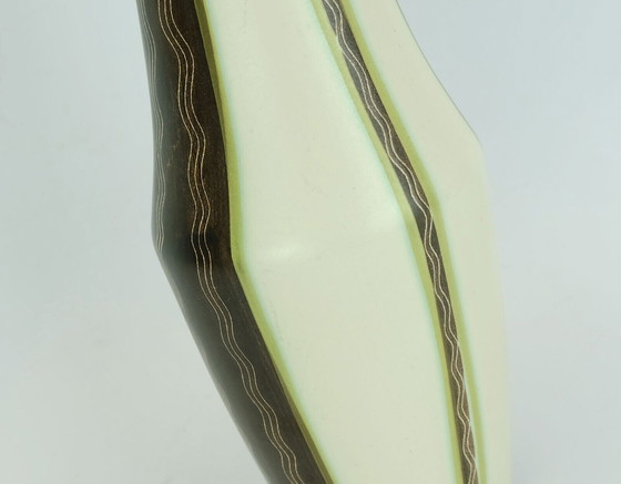 Image 1 of ceramic vase jug vase model no. 232 wave pattern 1950s