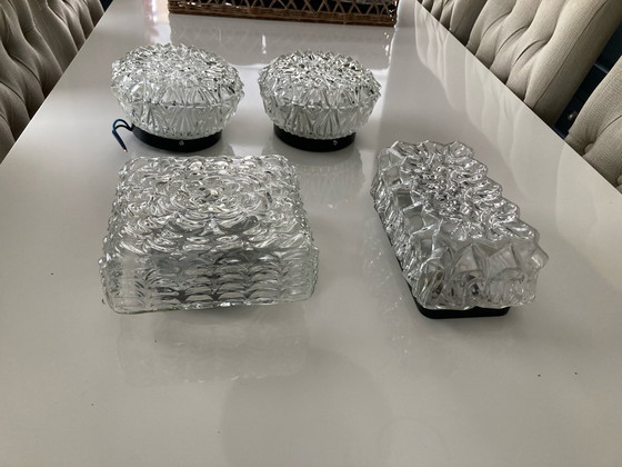 Image 1 of 4x plafoniere retrò vintage